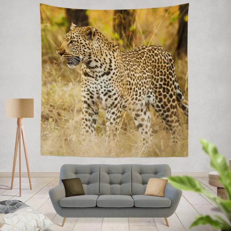 Leopard Artistic Beauty Natural Splendor Wall Hanging Tapestry