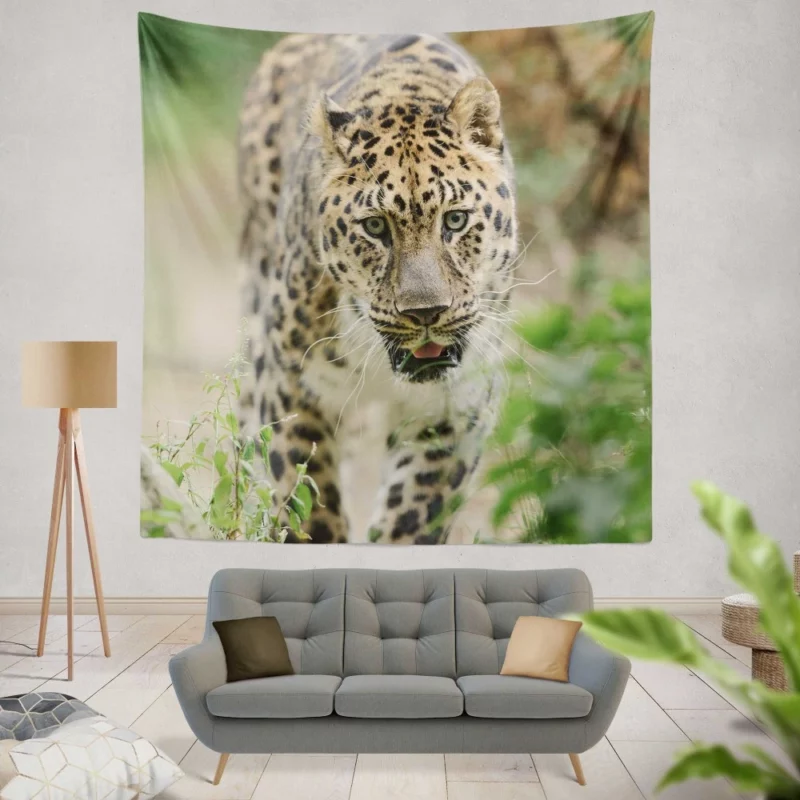 Leopard Vibrant Wall Hanging Tapestry