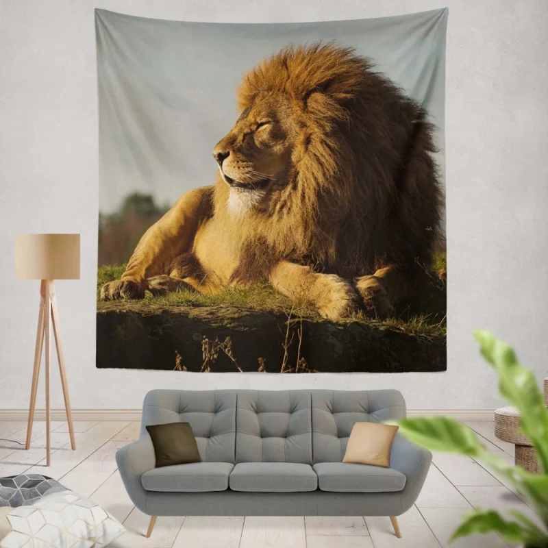 Lion Diverse Wall Hanging Tapestry