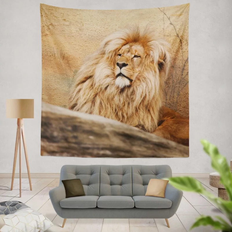 Lion Majesty Wall Hanging Tapestry