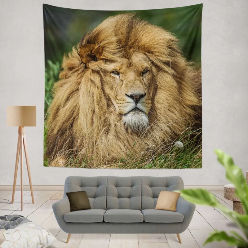 Lion Migratory Wall Hanging Tapestry