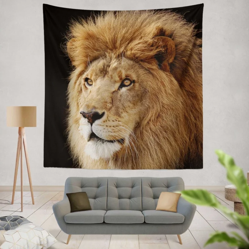 Lion Regal Roar Monarch Anthem Wall Hanging Tapestry