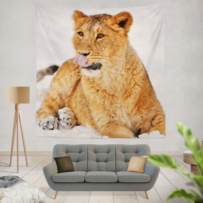 Lion Wild Animal Wall Hanging Tapestry