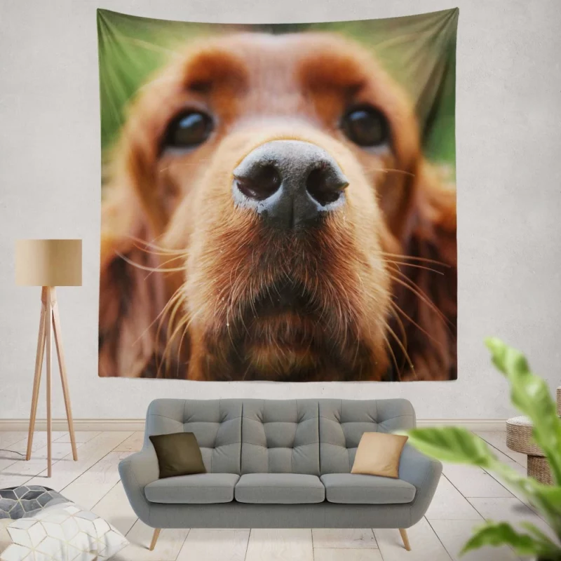 Loyal Companion Cocker Spaniel Charm Wall Hanging Tapestry