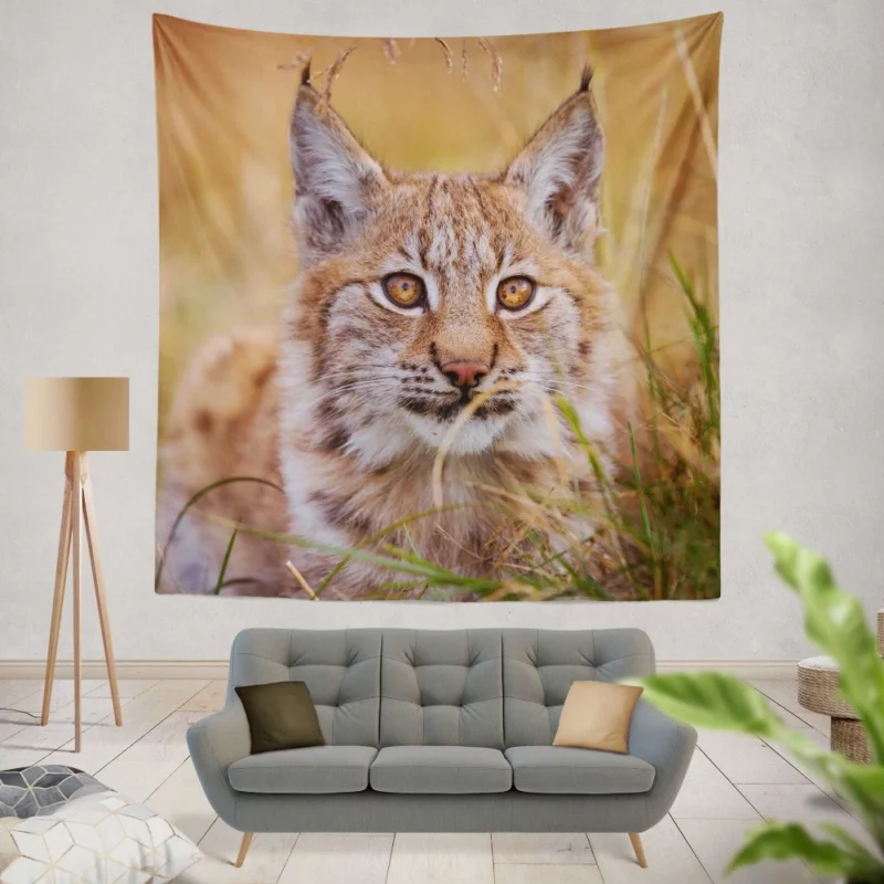 Lynx Power Wall Hanging Tapestry