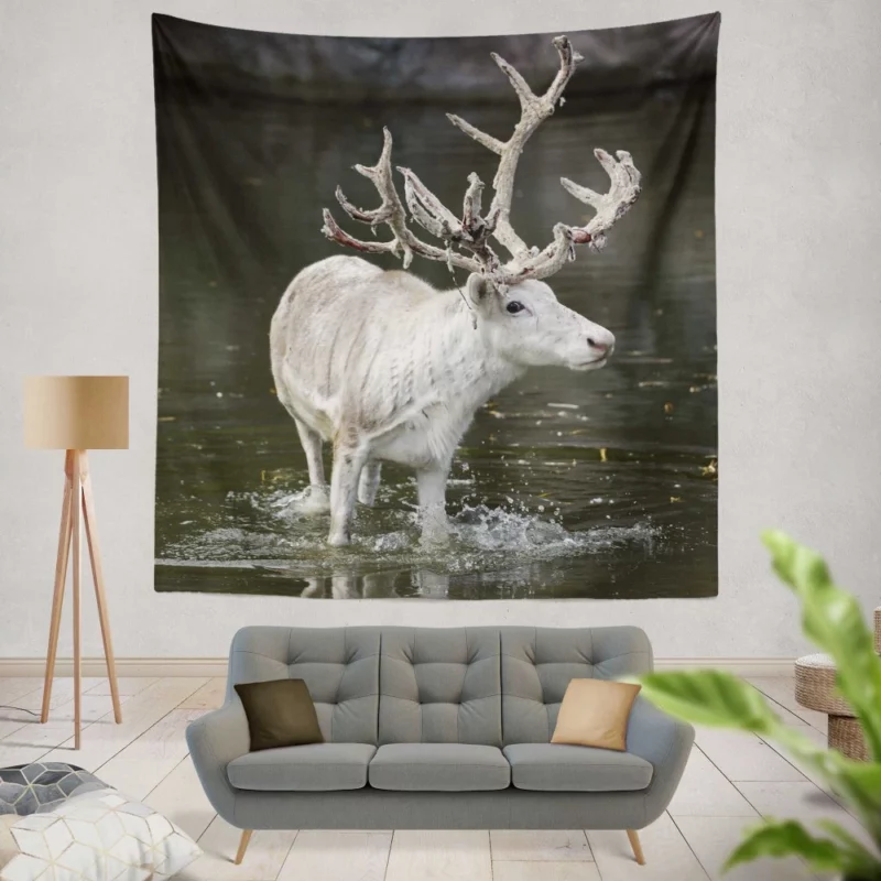 Majestic Deer Grace Wall Hanging Tapestry