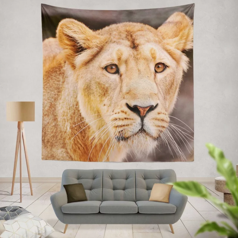 Monarch Roar Lion Sovereign Call Wall Hanging Tapestry