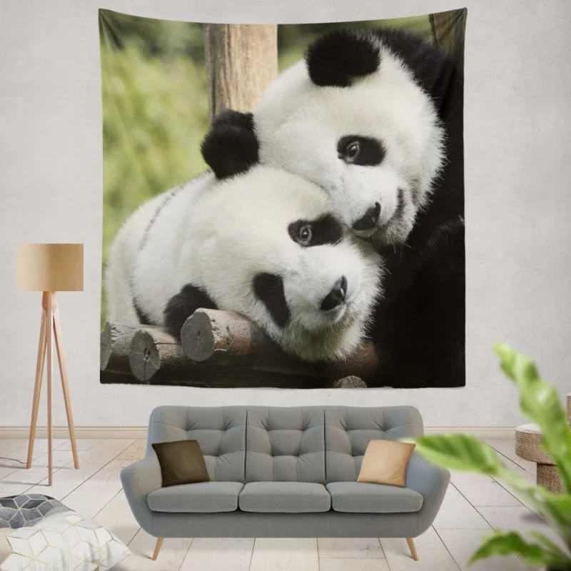 Panda Cute Animal Wall Hanging Tapestry