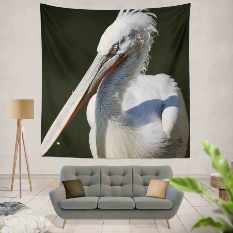 Pelican Coastal Presence Aquatic Beauty Wall Hanging Tapestry