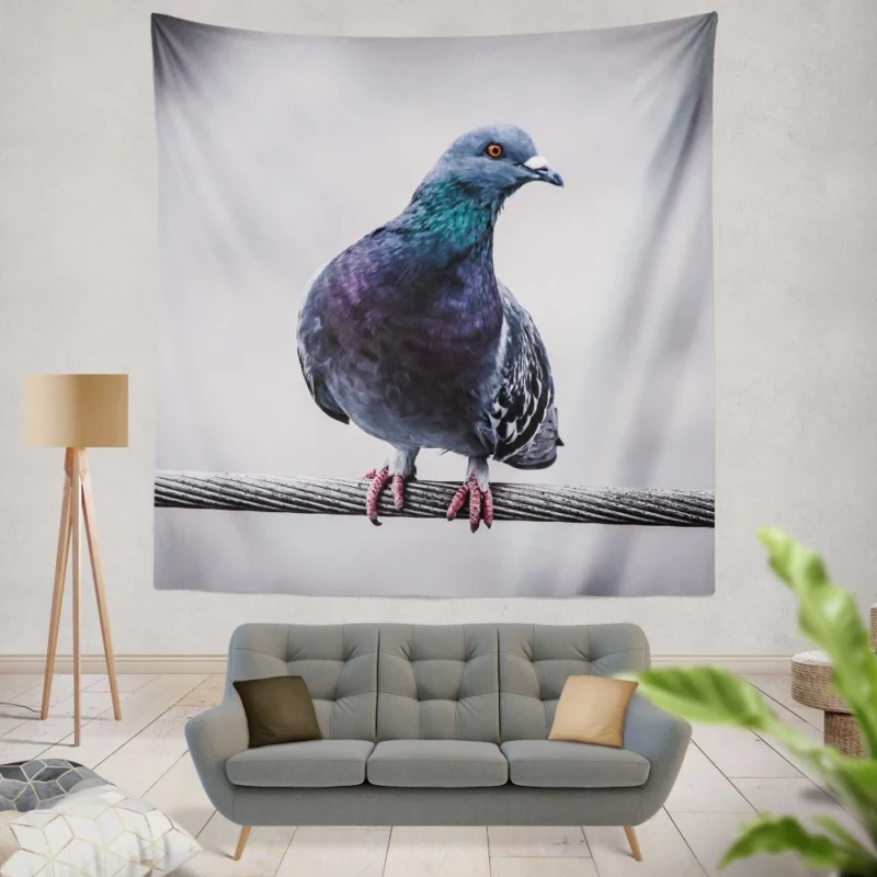 Pigeon City Dwelling Wall Hanging Tapestry