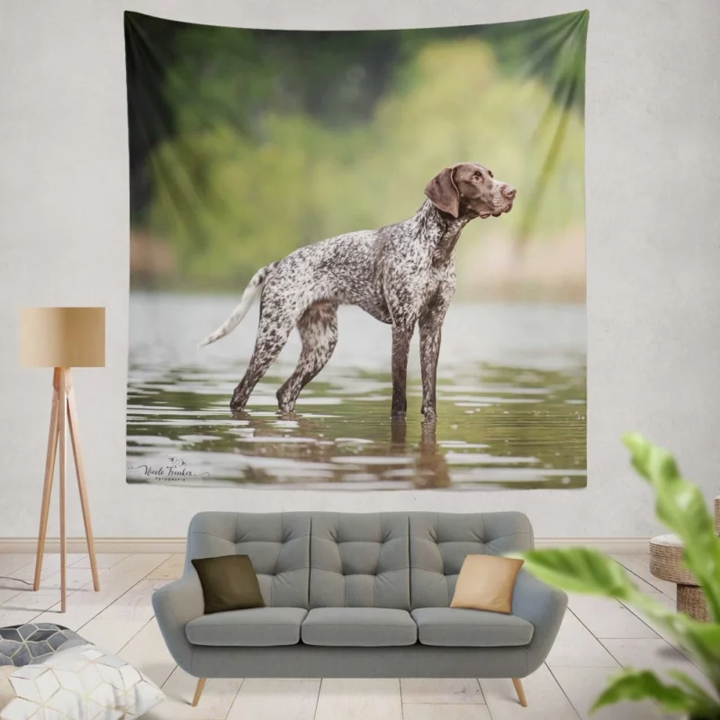 Pointer Snag Alert Canine Persona Wall Hanging Tapestry