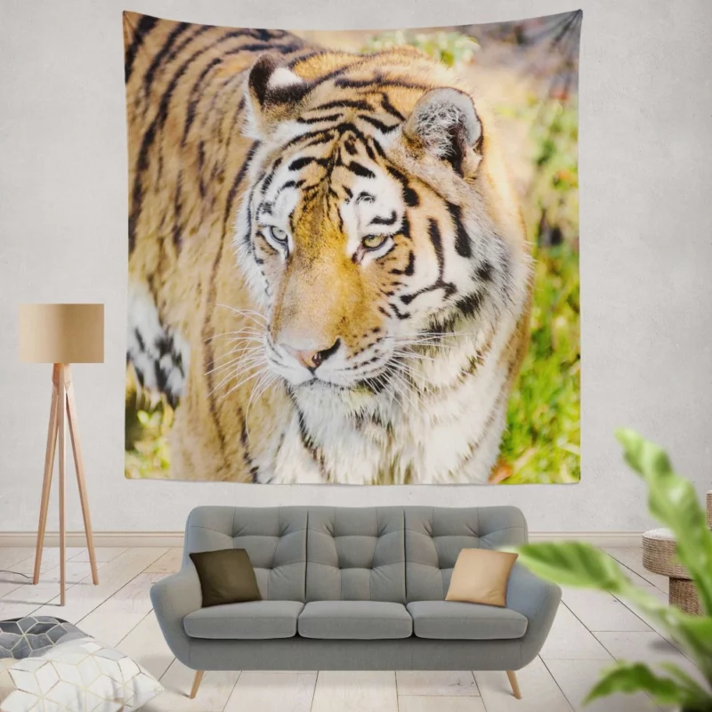 Regal Siberian Tiger Wilderness Majesty Wall Hanging Tapestry