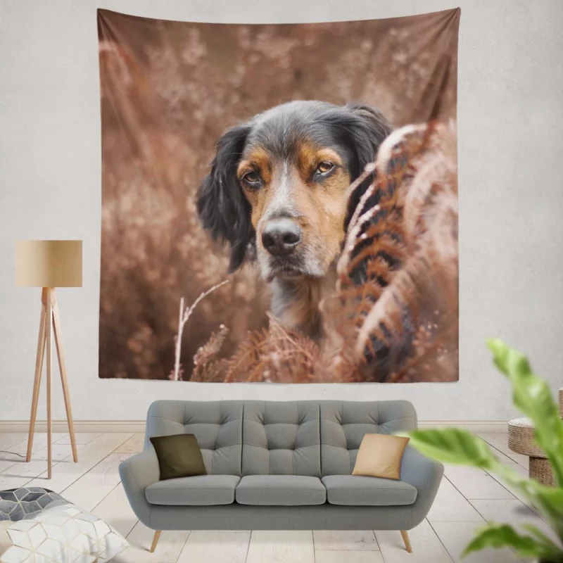 Sennenhund Fern Stare Majestic Wonder Wall Hanging Tapestry