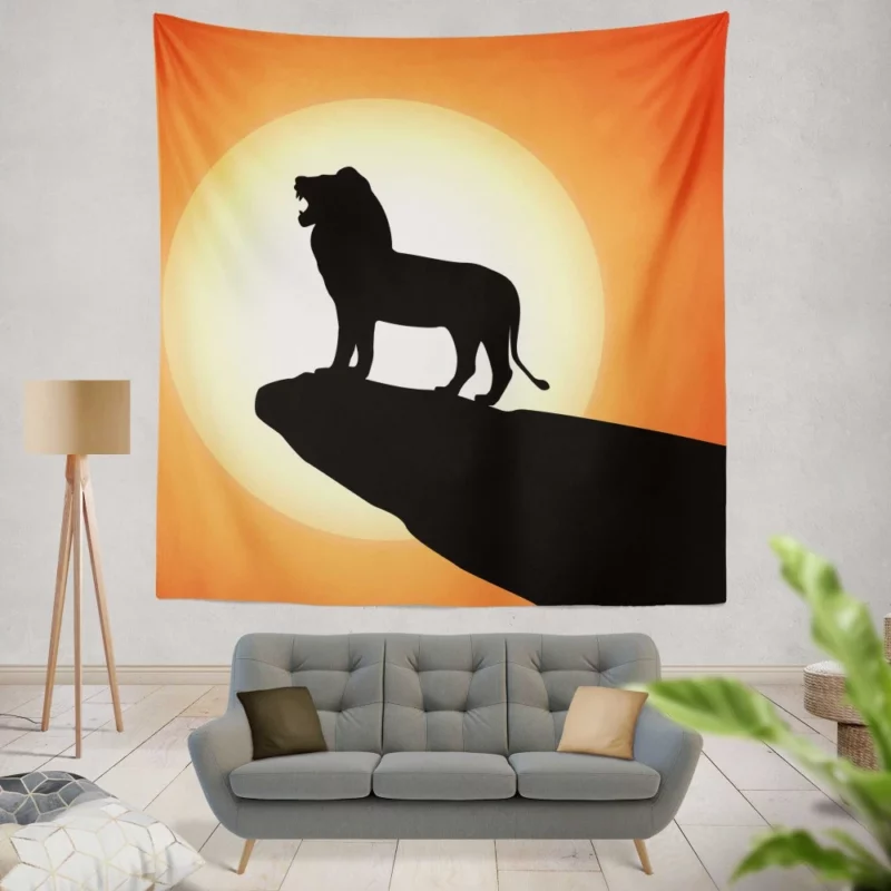 Simba Iconic Majesty The Lion King Wall Hanging Tapestry