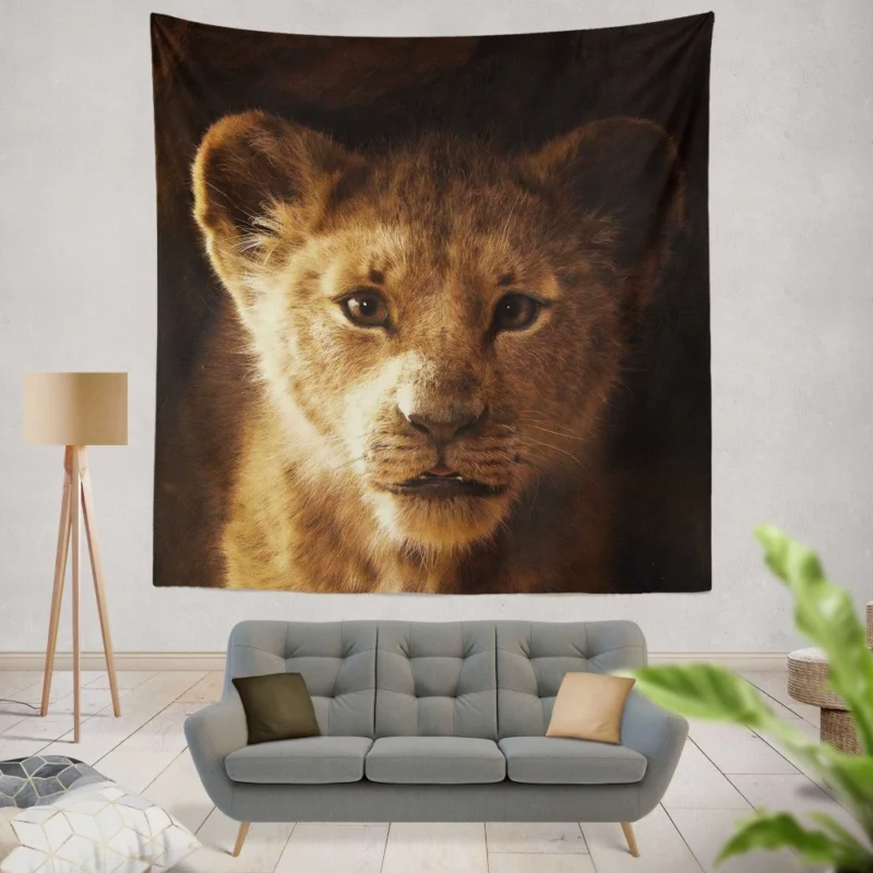 Simba Iconic Presence The Lion King Wall Hanging Tapestry