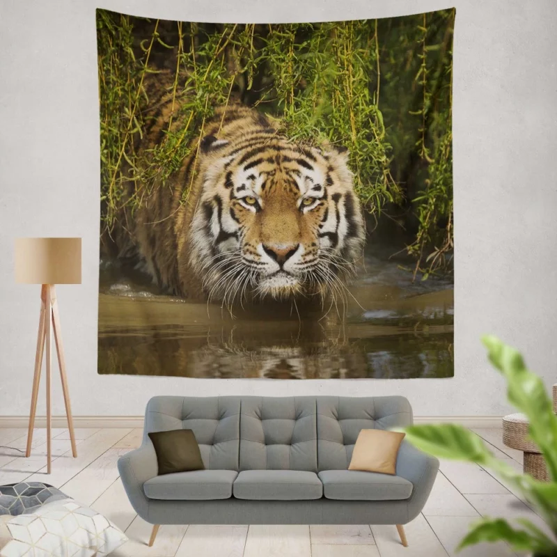 Tiger Awe-inspiring Wall Hanging Tapestry