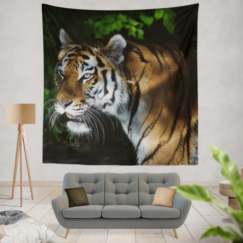 Tiger Dangerous Wall Hanging Tapestry