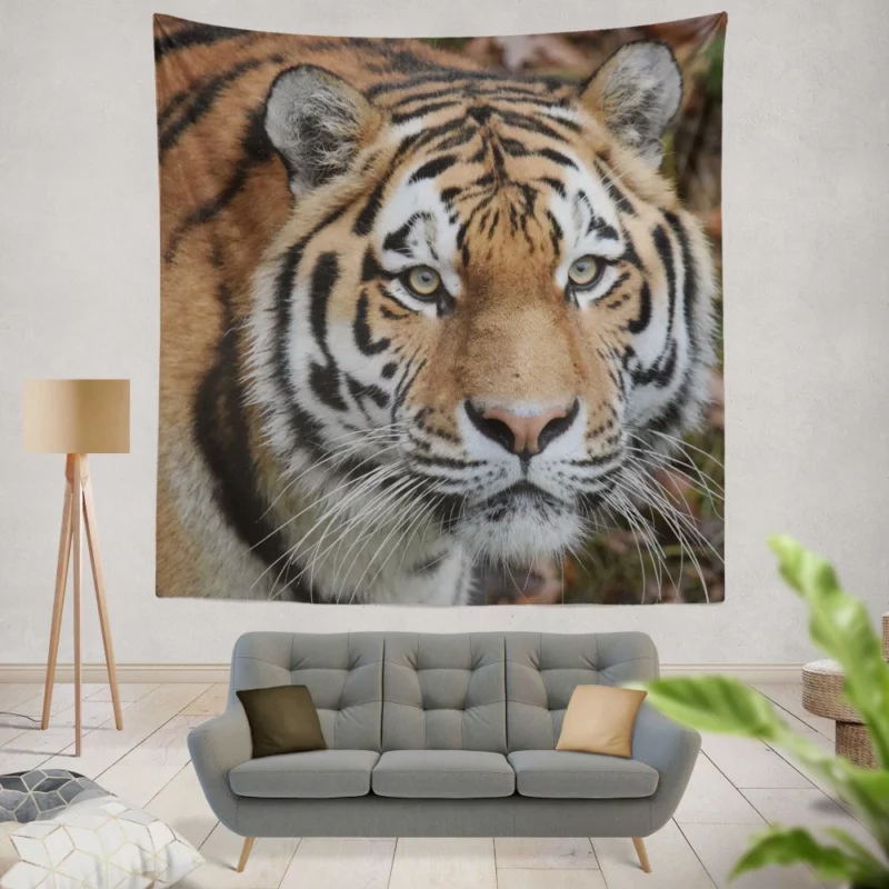 Tiger Dominant Stance Wall Hanging Tapestry