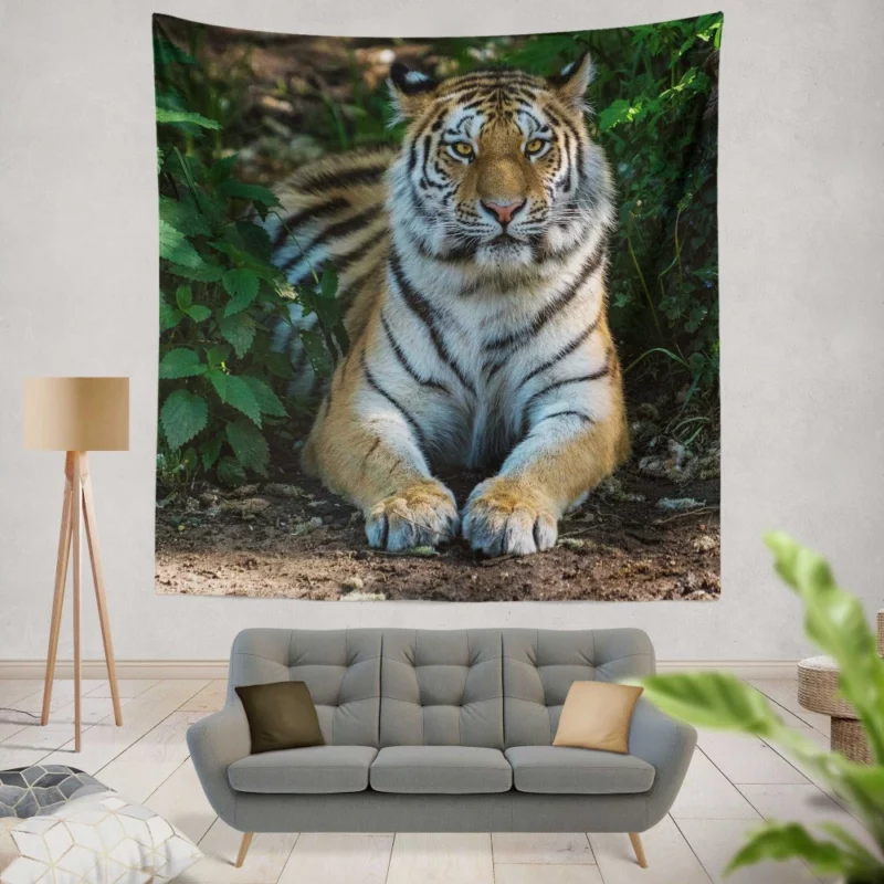 Tiger Endangered Wall Hanging Tapestry