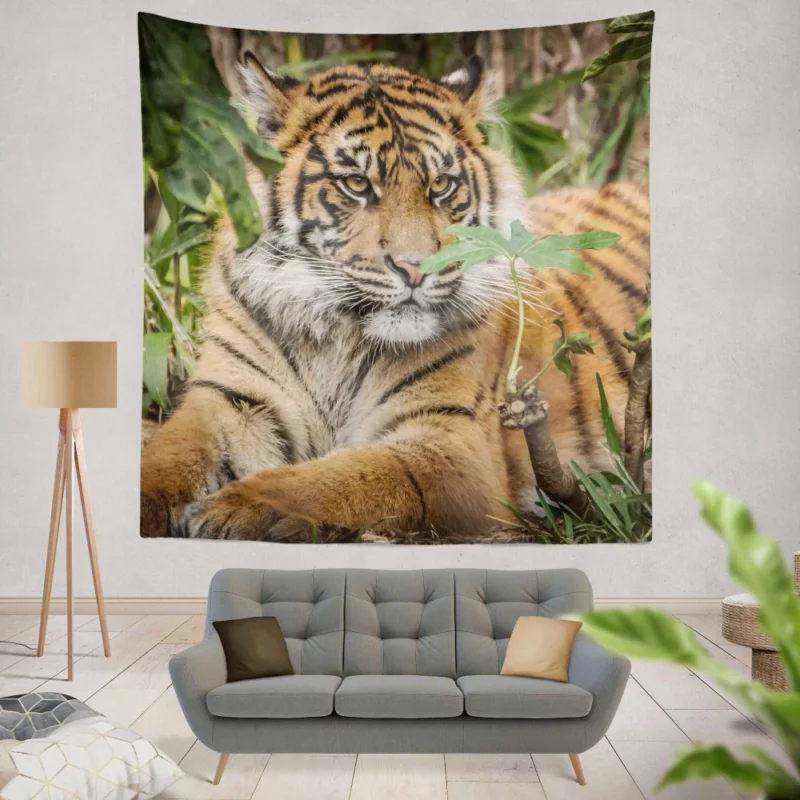 Tiger Majestic Power Wall Hanging Tapestry