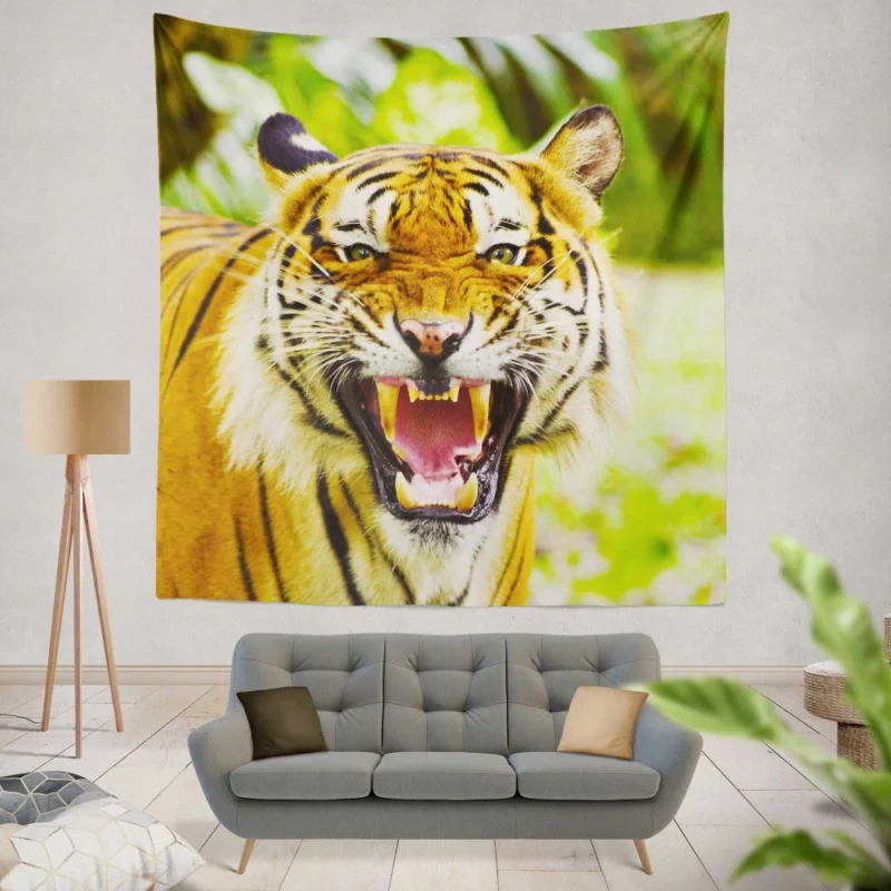 Tiger Regal Majesty Wall Hanging Tapestry