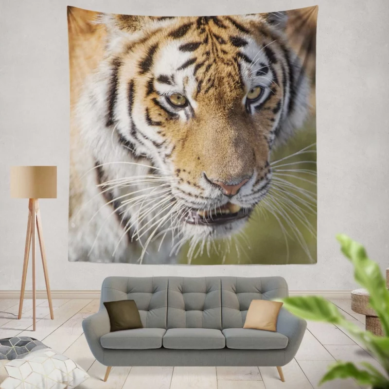 Tiger Roar and Power Wall Hanging Tapestry