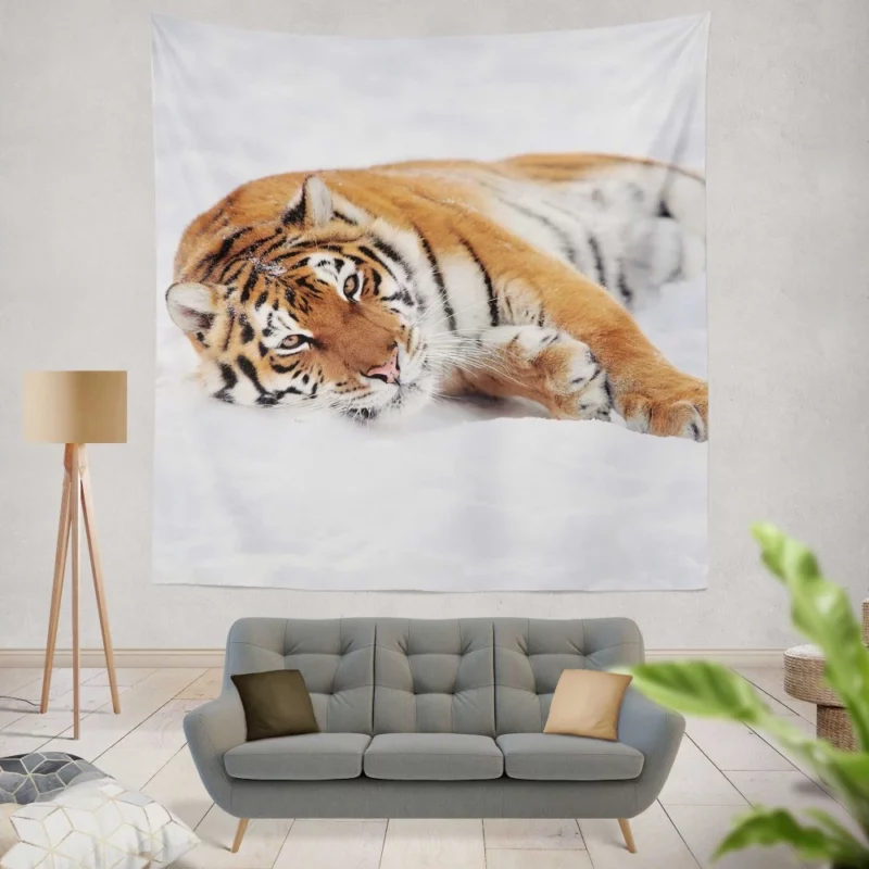 Tiger Unpredictable Wall Hanging Tapestry