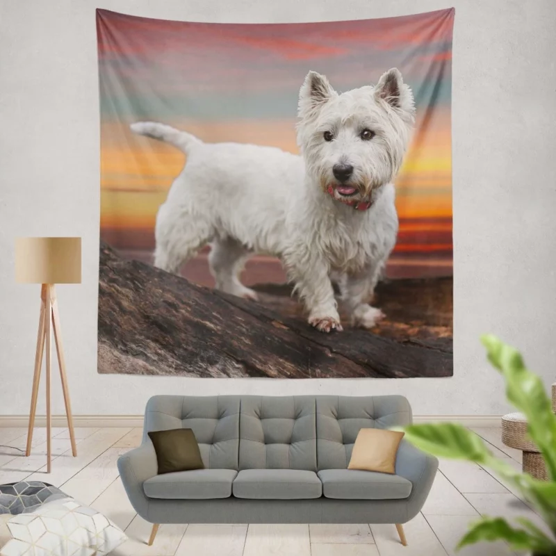 West Highland Terrier Terrier Charm Wall Hanging Tapestry