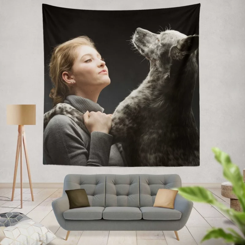 Willow Shields Brown-Eyed Beauty Wall Hanging Tapestry